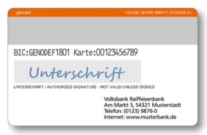 Vr Bank Kartennummer