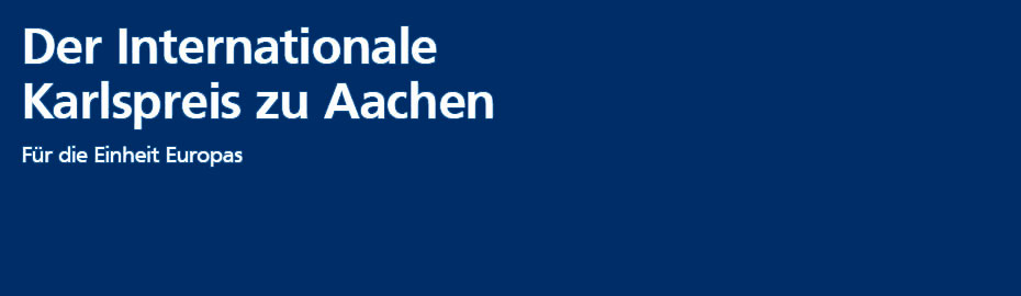 Internationaler Karlspreis 2020 Volksbank Dessau Anhalt Eg